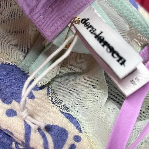 Anthropologie Dora Larsen 36 E Colorful Lace Bra New with tags - Picture 9 of 10